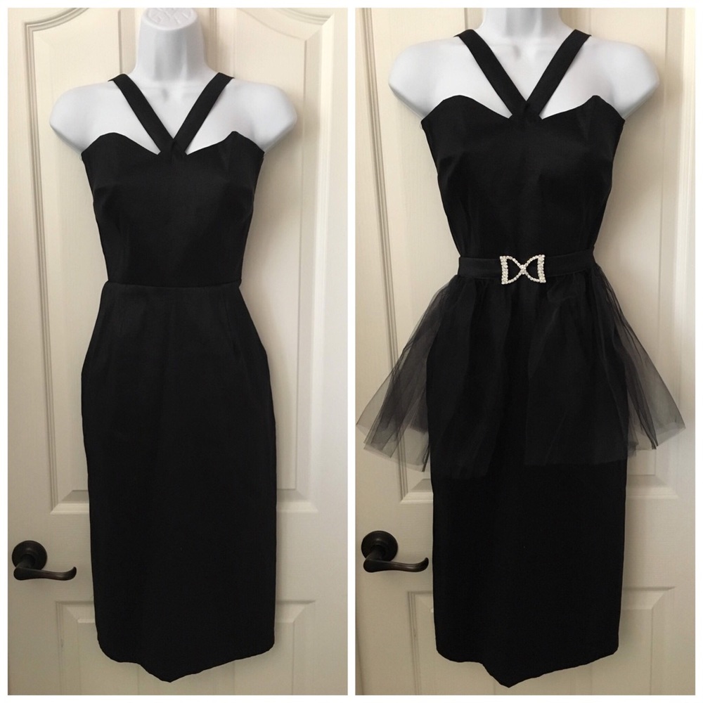 Black dress with Diamonds